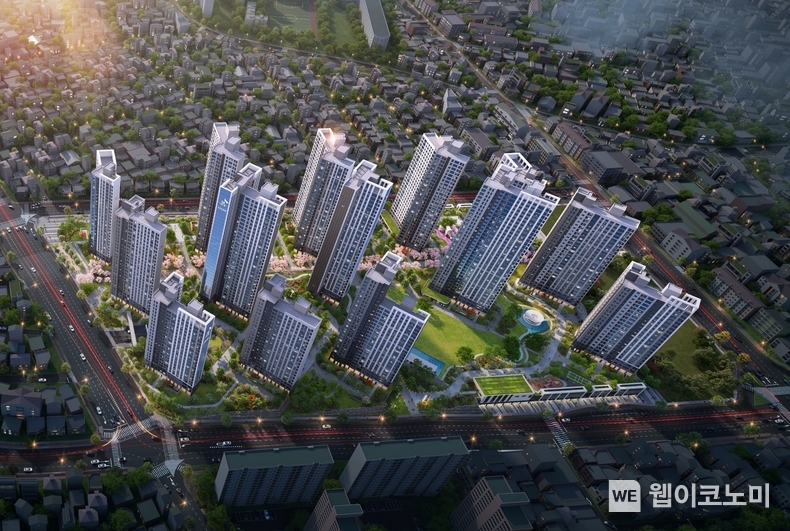 가양동1구역 재개발정비사업 조감도 / 2024.06.17 (출처: SK에코플랜트)
