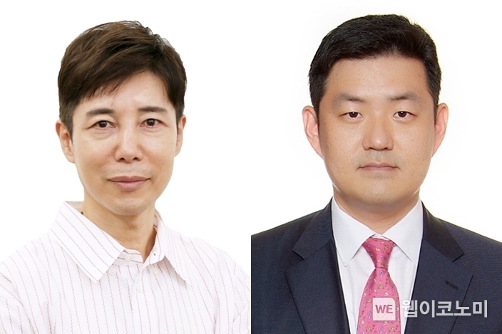 엔씨큐에이 대표이사 후보자 '김진섭'(좌), 엔씨아이디에스 대표이사 후보자 '이재진'(우). / 2024.06.25 (출처: NC소프트)