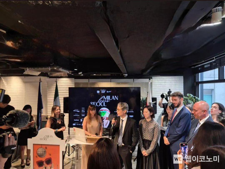 산업통상자원부와 KOTRA가 9월 5일부터 7일까지 서울 강남구 가로수길 High Street Italia에서 ‘Milan Loves Seoul 서울 에디션’을 개최했다. 5일 오프닝 현장 모습. / 2024.09.09 (출처: KOTRA)