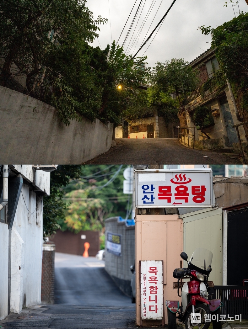 홍제3구역 골목 / 2024.10.08 (출처: 현대건설)