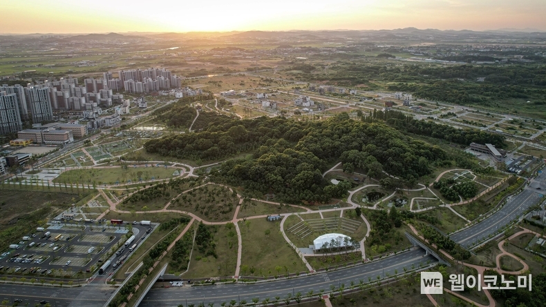 함박산 중앙공원 전경(함박산 방면) / 2024.10.14 (출처: LH)