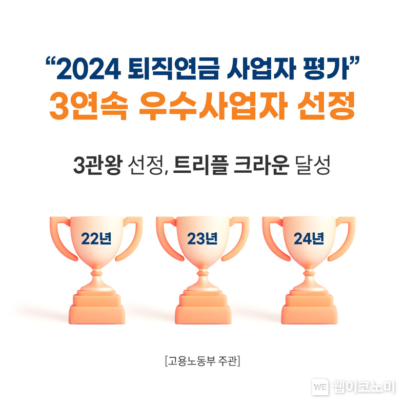 미래에셋증권, 2024년 퇴직연금사업자 평가 3년 연속 우수사업자 선정 / 2024.10.30 (출처: 미래에셋증권)