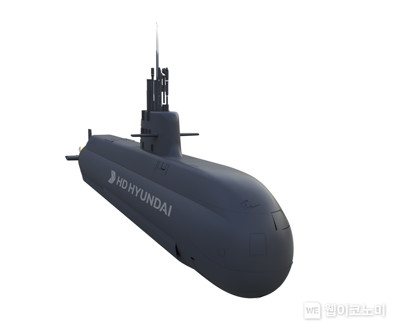 HD현대중공업의 캐나다 맞춤형 잠수함 모델 KSS-III CA / 2024.11.15 (출처: HD현대중공업)