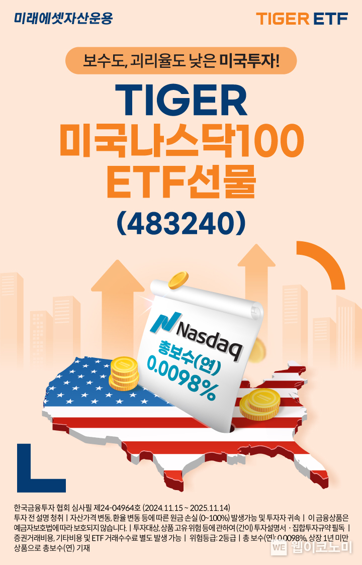 TIGER미국나스닥100ETF선물 / 2024.11.19 (출처: 미래에셋자산운용)