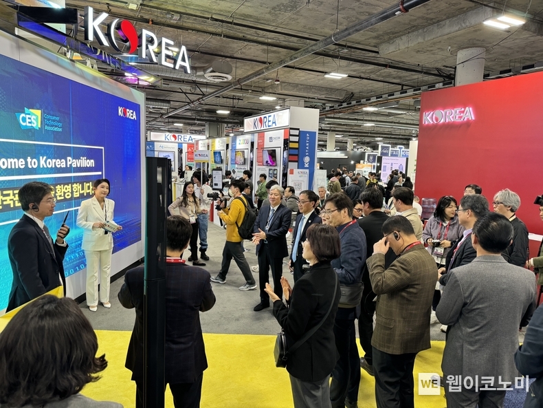  CES 한국관 현장사진(작년), / 2024.12.10 (출처: KOTRA)