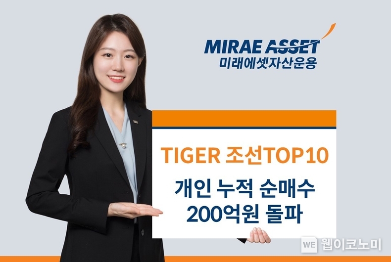 미래에셋, ‘TIGER 조선TOP10 ETF’ 개인 누적 순매수 200억원 돌파 / 2024.12.10 (출처: 미래에셋자산운용)