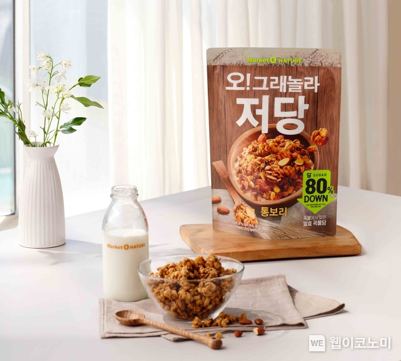 ‘오리온 마켓오네이처 오!그래놀라 저당 통보리’ 제품 이미지 / 2024.12.16 (출처: 오리온)