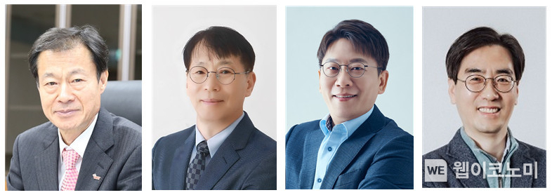 (왼쪽부터) 김이환 UST 총장, 정한 아이쓰리시스템㈜ 대표이사, 김동명 ㈜LG에너지솔루션 대표이사, 명현 KAIST 전기및전자공학부 교수 / 2025.01.13 (출처: KAIST)