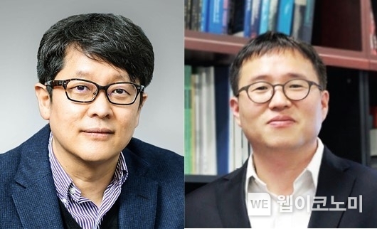 (왼쪽부터) KAIST 전산학부 김민혁 교수, KAIST 바이오및뇌공학과 정기훈 교수 / 2025.01.16 (출처: KAIST)