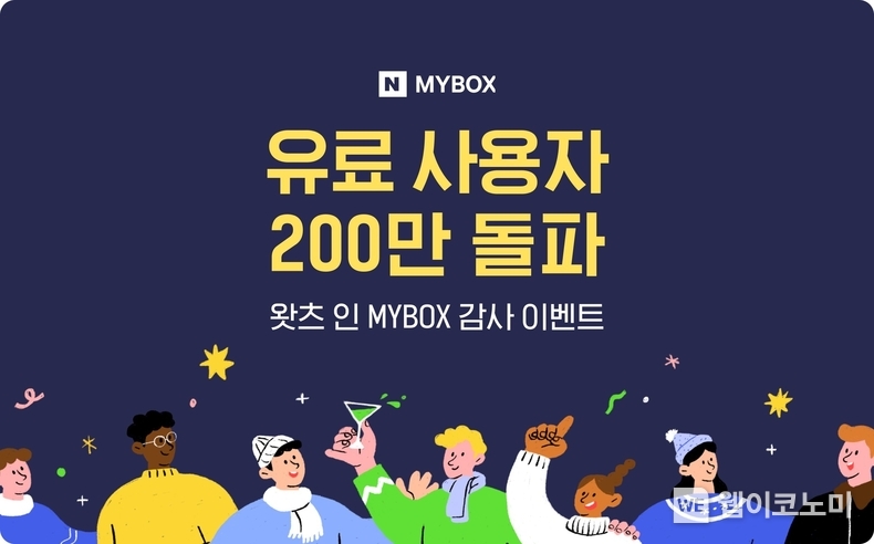 네이버클라우드 마이박스, 유료 사용자 200만 돌파 / 2025.01.20 (출처: 네이버클라우드)