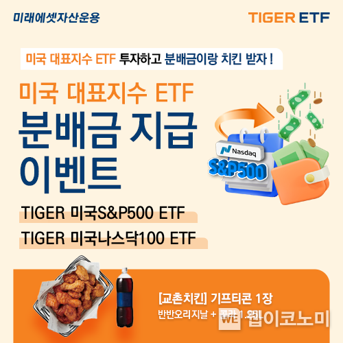 미국대표지수 분배금 이벤트 / 2025.01.22 (출처: 미래에셋자산운용)