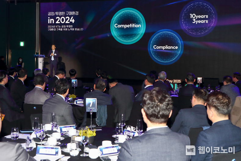 7일 서울 송파구 소피텔 앰배서더에서 개최된 '제10회 KT 파트너스데이(Partner’s Day)' 2025 행사장 모습 / 2025.02.09 (출처: KT)