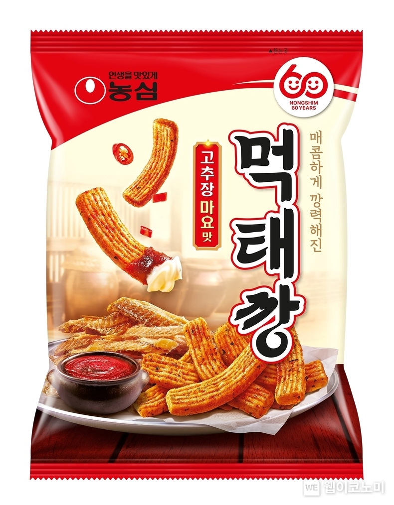 농심 먹태깡 고추장마요맛 제품 이미지 / 2025.02.14 (출처: 농심)