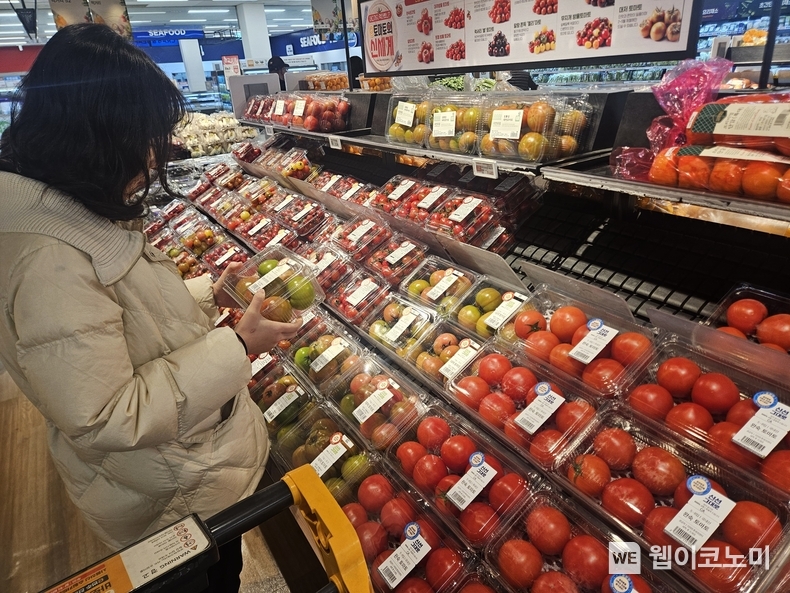 이마트 문현점 토마토 매대. / 2025.03.13 (출처: 이마트)