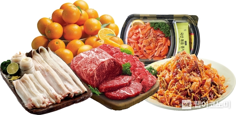 이마트는 이번 주말 3일 간 봄 맞이 입맛을 돋울 다양한 먹거리를 특가로 판매할 ‘끝장가격’ 행사를 마련한다고 14일 밝혔다. 사진은 관련 상품 이미지. / 2025.03.14 (출처: 이마트)