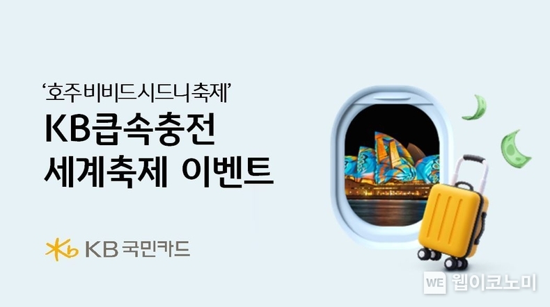 KB국민카드, KB큽속충전 세계축제 이벤트 실시. / 2025.03.15 (출처: KB국민카드)