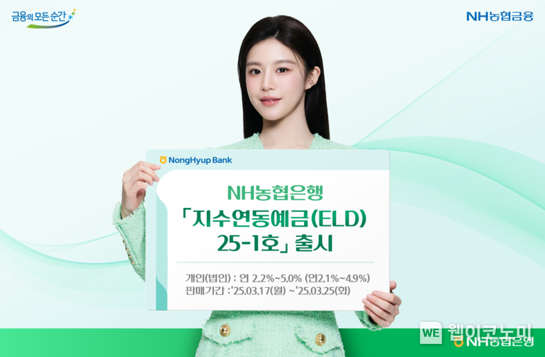 NH농협은행, 원금보장형 지수연동예금(ELD) 출시 / 2025.03.16 (출처: NH농협은행)