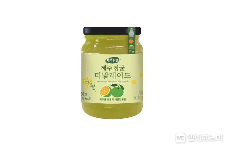 오뚜기 제주담음 제주 청귤 마말레이드 시뮬컷. / 2025. 03. 20 (출처: ㈜오뚜기)