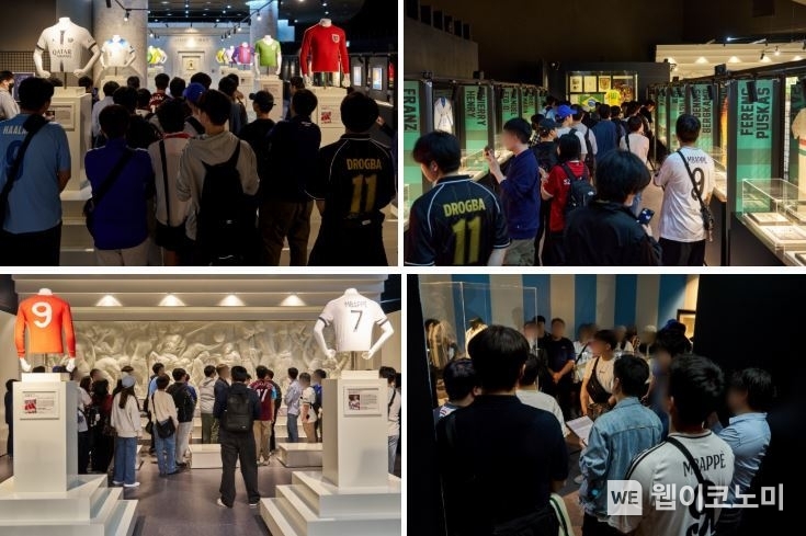 이랜드뮤지엄이 롯데몰 김포공항점에서 ‘위대한 축구선수 100인전’을 성황리에 오픈했다. (출처: 이랜드뮤지엄) / 2025. 05. 02