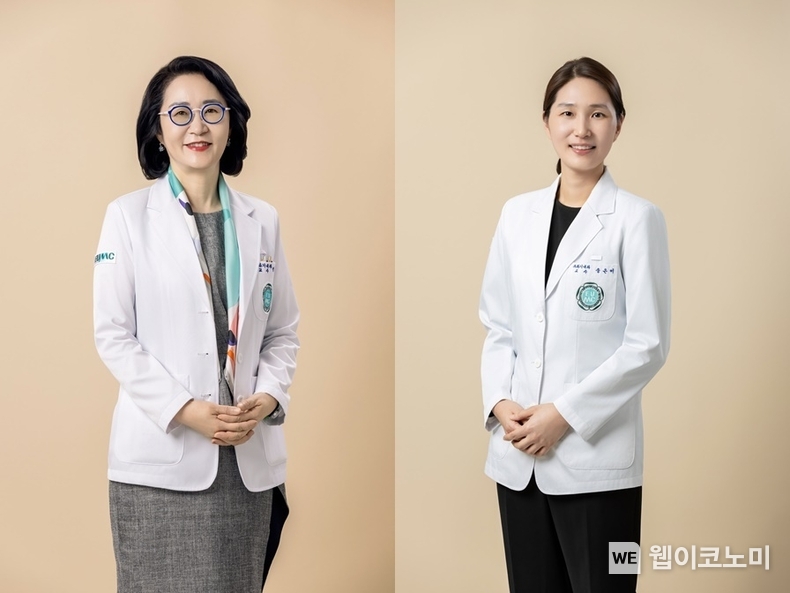 (왼쪽부터)이대서울병원 염증성장질환센터 정성애 교수(센터장), 송은미 교수(교육담당 교수). (출처: 이화의료원) / 2025. 06. 16