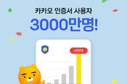 카카오 인증서, 출시 1년 만에 3천만 이용자 돌파