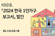 KB금융, 1인가구의 일상과 금융생활 들여다본 『2024 한국 1인가구 보고서』 발간