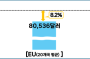 "우리 대기업 임금, 22개국 중 5위(PPP 환율 기준), 3위(1인당 GDP 대비)로 최상위권"