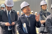 오사카엑스포 한국관, 개관 준비 순조롭게 진행 중...강경성 KOTRA 사장 행사장 사전 점검
