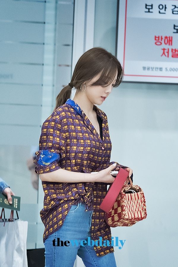 소녀시대 태연, 인천국제공항 출국 현장