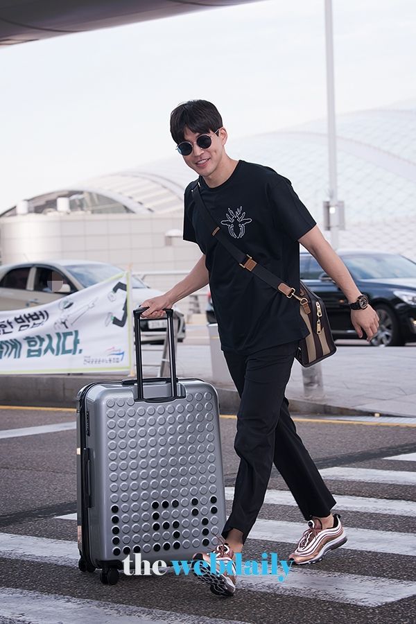 이상윤, SBSTV 예능 '집사부일체' 출국 현장