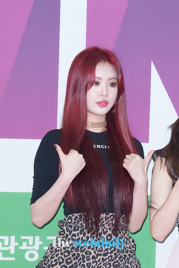 여자아이들 수진, 인천 2018 INK 콘서트 포토월 행사