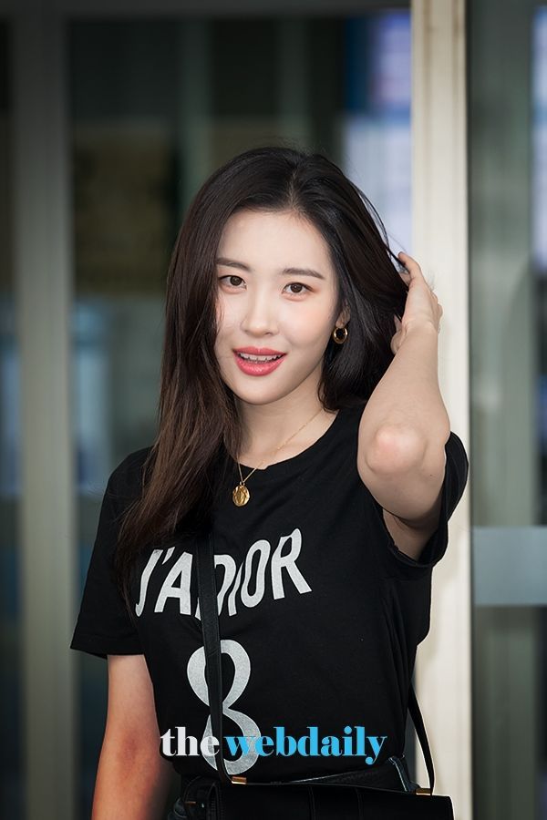 선미, 인천국제공항 출국 현장