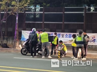 김해시 ‘오토바이 배기소음’ 경찰 합동단속 나서