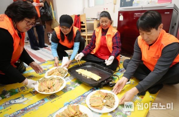 광산구, 꽉 찬 나눔곳간, 설 명절 ‘따뜻한’ 기부 행렬