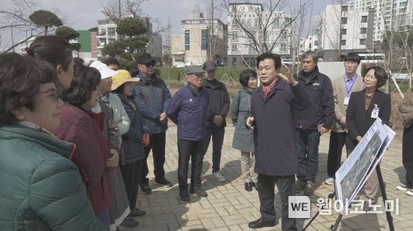 진주시, 정촌면 ‘기후대응 도시숲’ 준공현장 점검